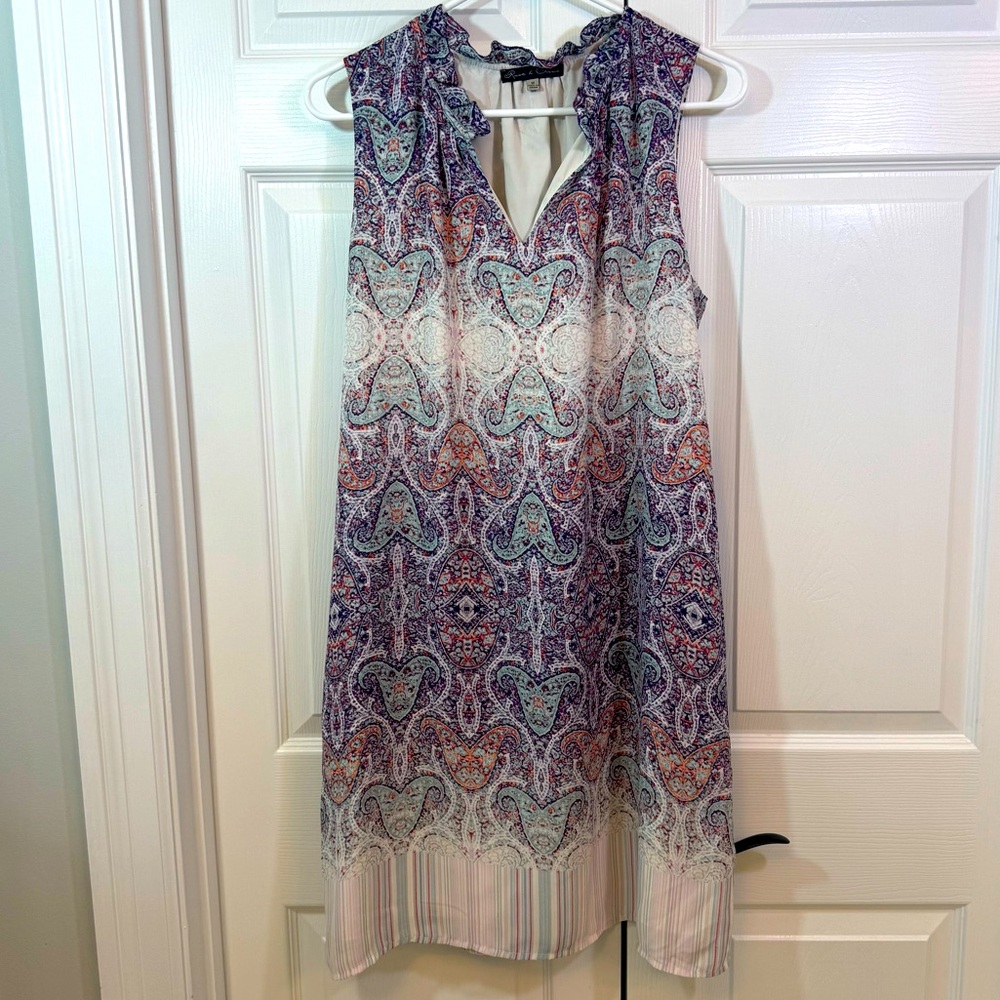 Rose & Olive Multicolor Paisley Dress size 10